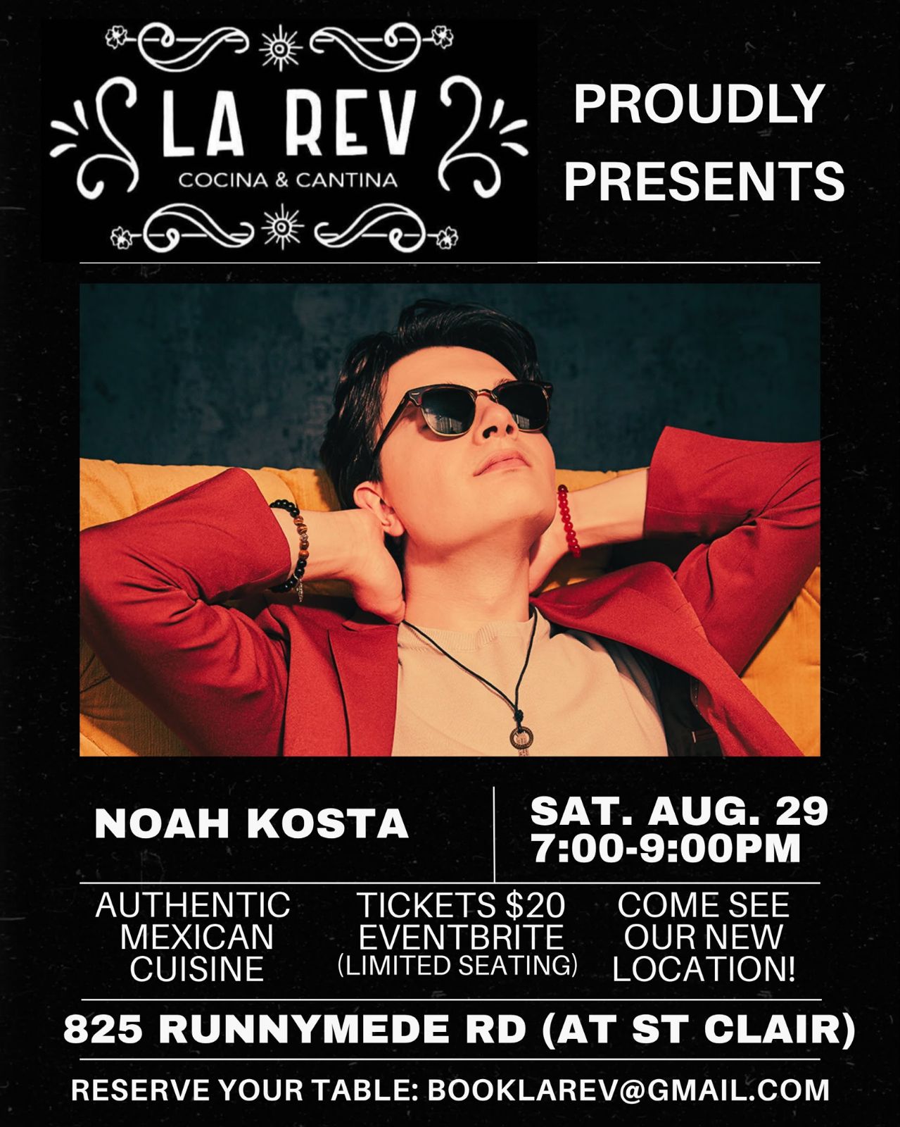 Noah Kosta at La Rev